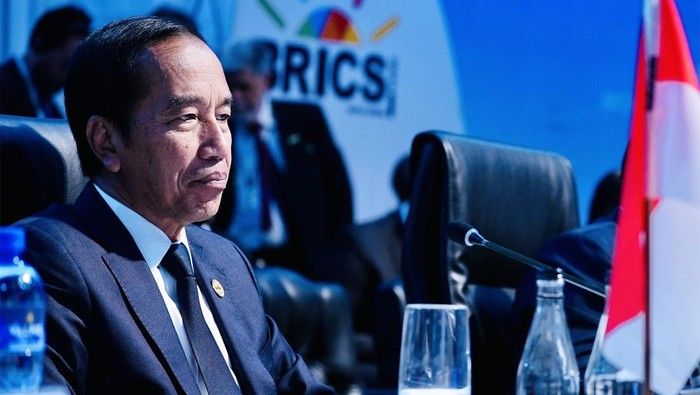 Presiden Joko Widodo menghadiri KTT BRICS di Johannesburg Afrika Selatan belum lama ini.