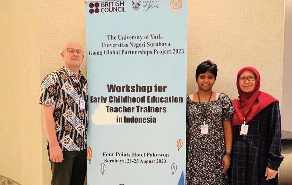 Kedatangan tim dari University of York di Unesa. 