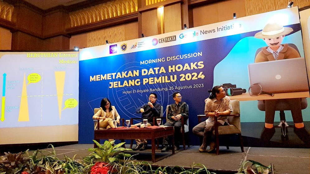 Koalisi Cek Fakta Diskusi Bulanan, Petakan Data Hoaks Jelang Pemilu 2024 