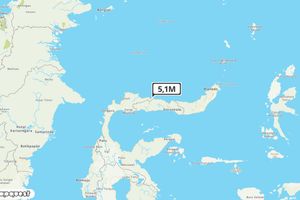 Pusat gempa berada di darat 57 km TimurLaut Pohuwato