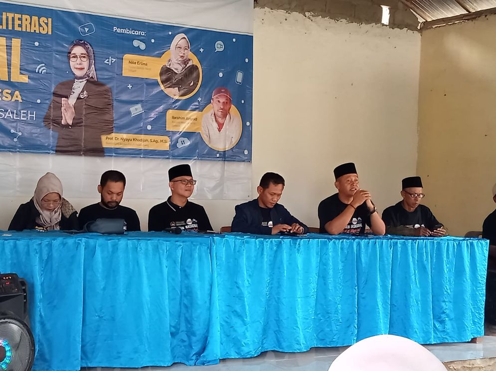 Hadir di Desa Saleh Mulya Banyuasin, Gerakan Nasional Revolusi Mental UIN Raden Fatah Bekali Pemuda Melek Digital