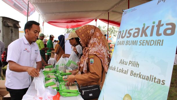 Gula Nusakita Produksi PTPN VII Dijual Rp13 Ribu per Kg di Pasar Murah Lamsel