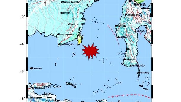 Gempabumi Magnitudo 7,4 Terjadi diTanah Bumbu, Kalsel Bangunkan Warga Matim dari Tidur Lelap