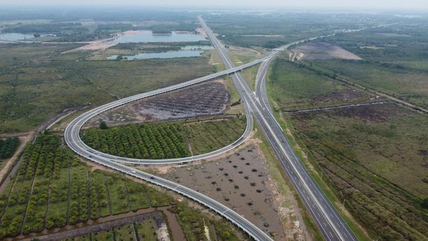 alan Tol Simpang Indralaya - Prabumulih sepanjang 63,5 Km