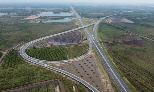 alan Tol Simpang Indralaya - Prabumulih sepanjang 63,5 Km