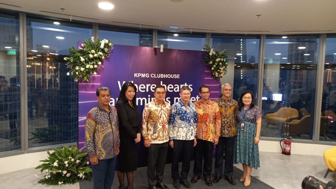 Pembukaan kantor KPMG Siddharta Advisory di Menara Astra, jakarta, Selasa, 29 Agustus 2023.