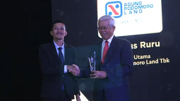 ESG Award: Dirut Agung Podomoro Bacelius Ruru Sabet Best CEO di TrenAsia ESG Award 2023