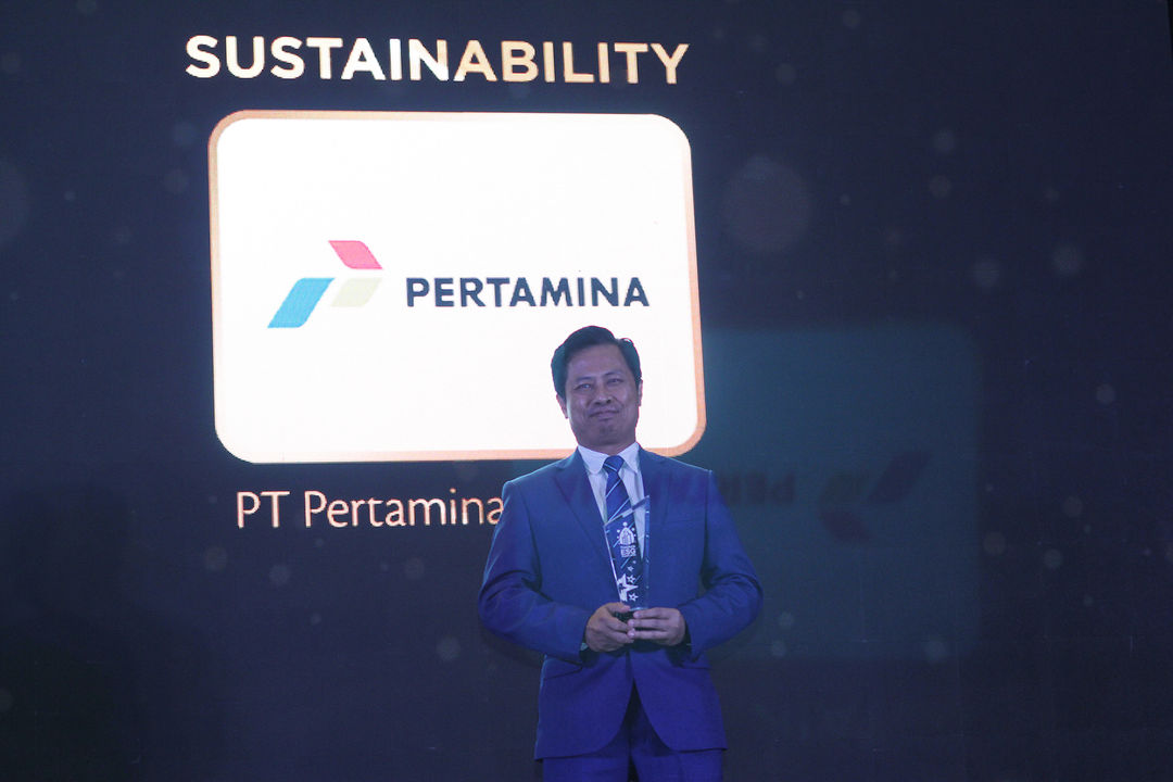 PT Pertamina (Persero) meraih penghargaan TrenAsia ESG Award 2023 yang diselenggarakan di Raffles Jakarta Hotel, Rabu, 30 Agustus 2023