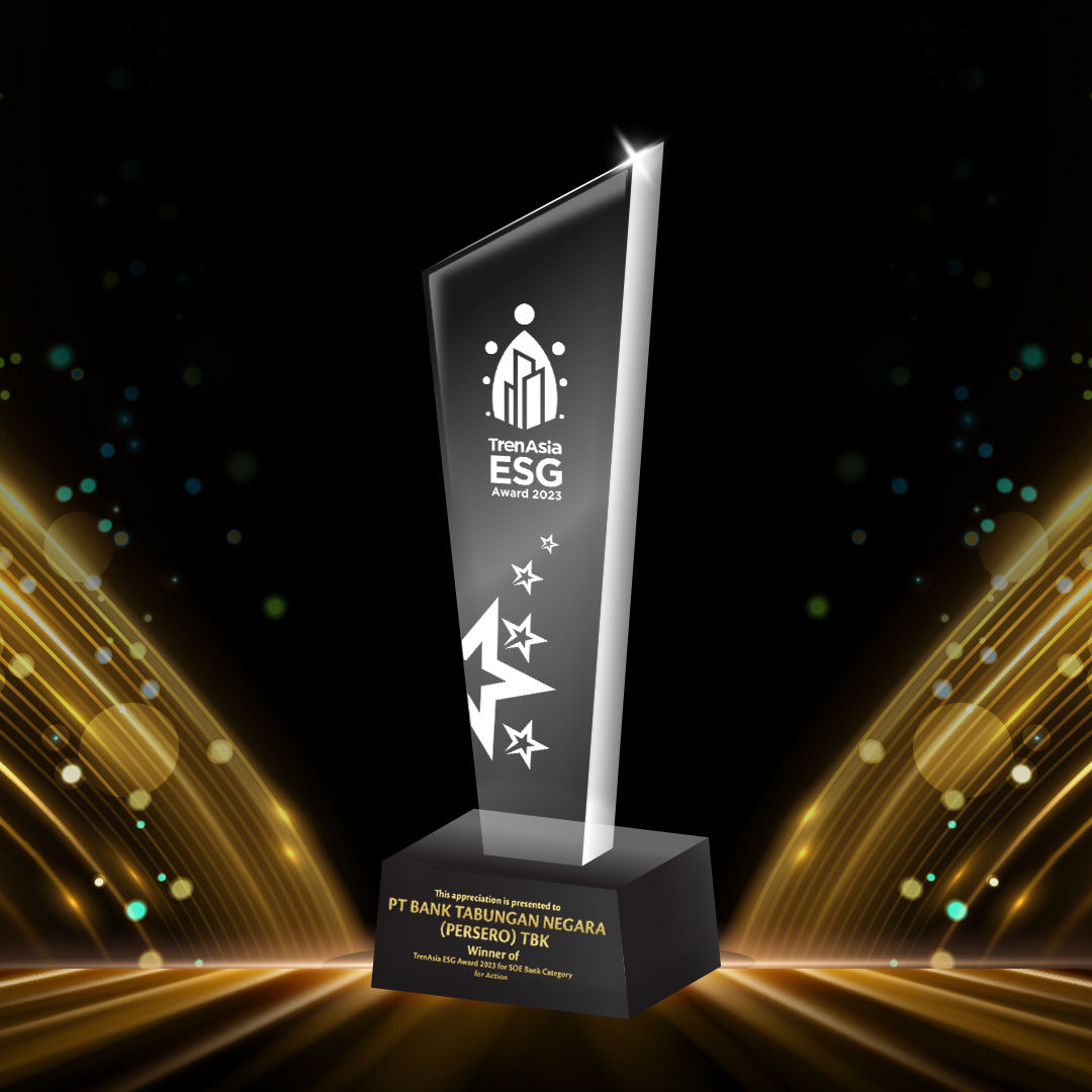 ESG Award : Bank Tabungan Negara (BTN) Sukses Sabet Penghargaan TrenAsia ESG Award 2023