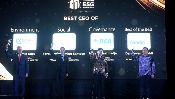 58 Perusahaan dan 4 CEO Terbaik Raih  TrenAsia ESG Awards 2023
