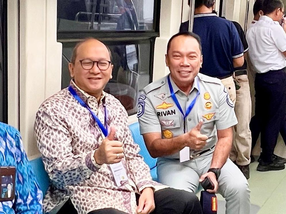 Light Rapid Transit (LRT) Jabodebek mulai beroperasi setelah diresmikan oleh Presiden RI, Joko Widodo, di Stasiun Cawang, Jakarta Timur pada Senin, 28 Agustus 2023 lalu. 