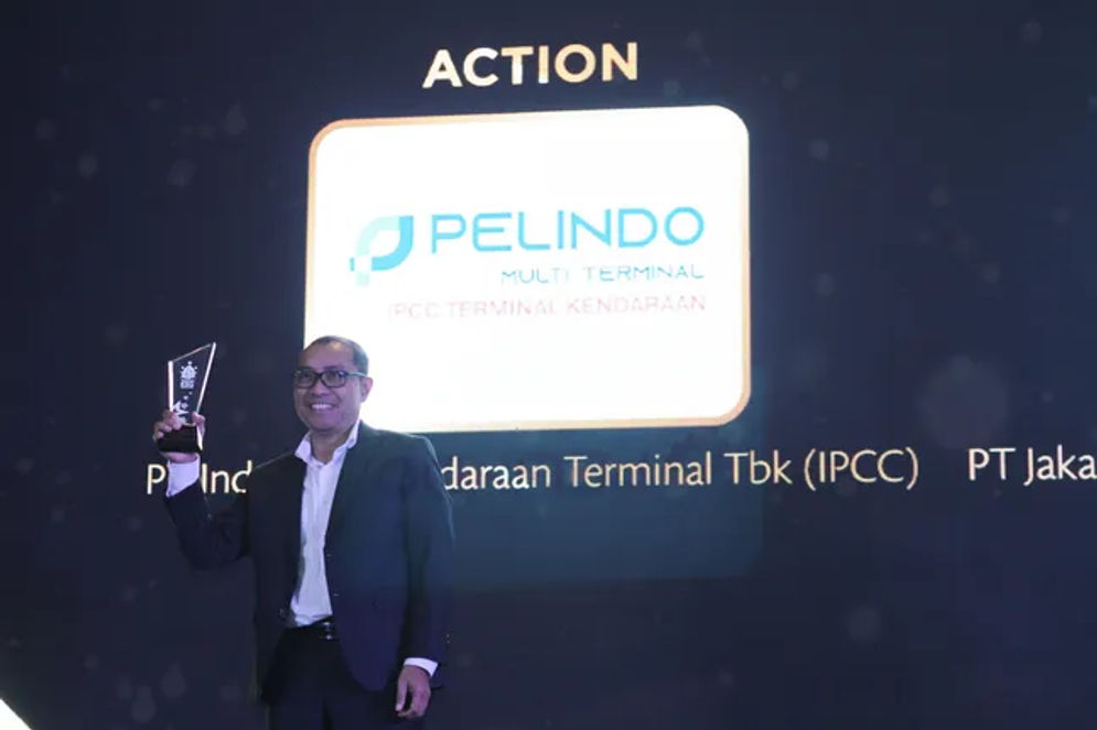 PT Indonesia Kendaraan Terminal Tbk (IPCC) berhasil memperoleh penghargaan TrenAsia ESG Award 2023 pada kategori perusahaan multipurpose terminal dengan predikat action.