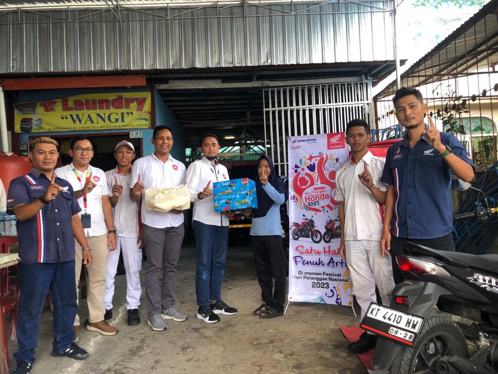 Terus Berinovasi, Astra Motor Kaltim 1 Layani Service Kunjung dan Parcel Bagi Konsumen Loyal