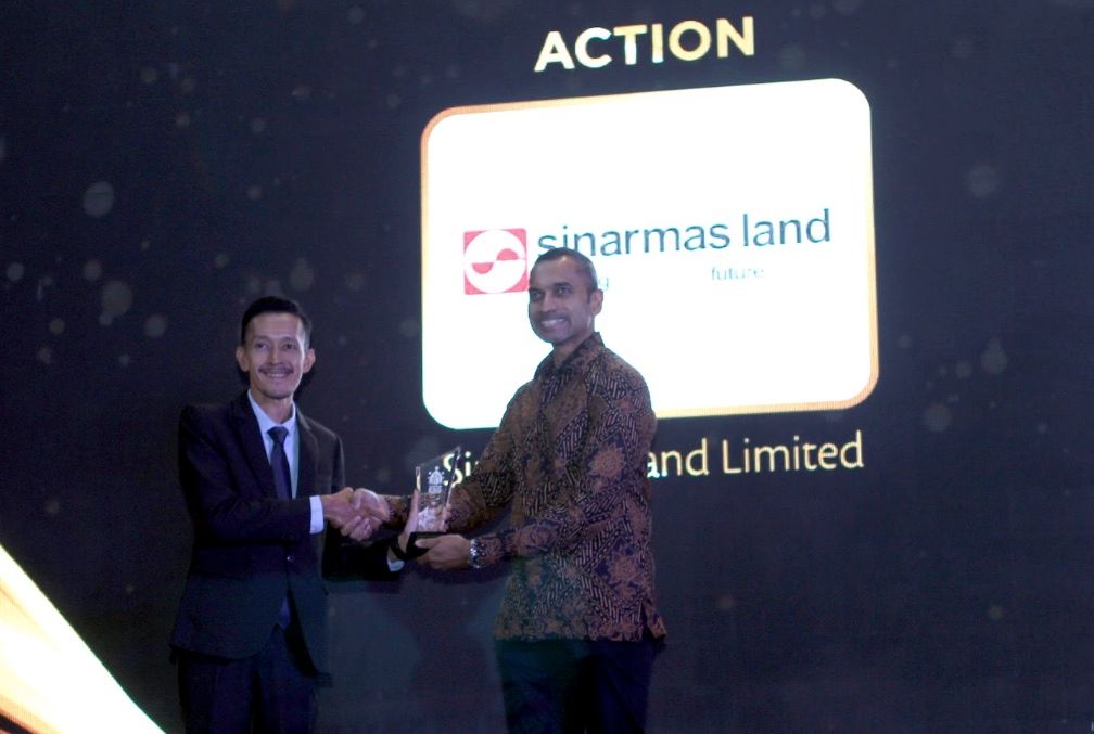 Terus Berikan Infrastruktur Berkualitas, Sinarmas Land Limited Raih Trenasia ESG Award 2023 dengan Predikat Action