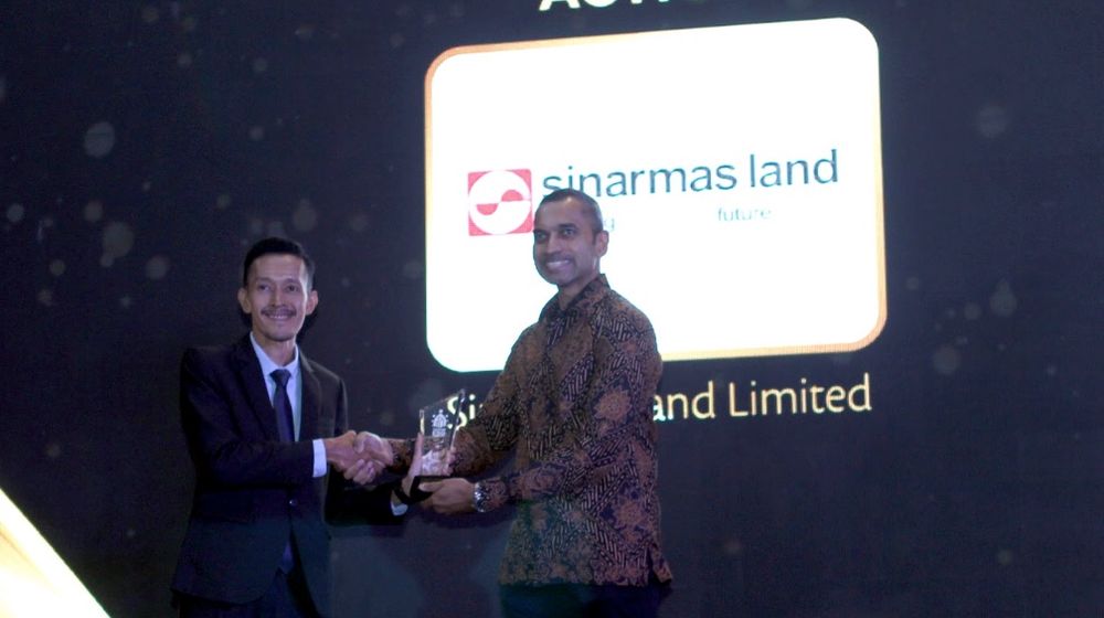 Terus Berikan Infrastruktur Berkualitas, Sinarmas Land Limited Raih Trenasia ESG Award 2023 dengan Predikat Action