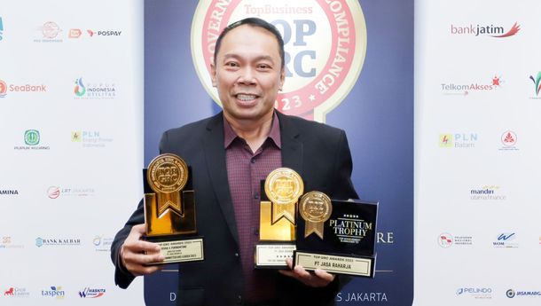 Jasa Raharja Kembali Borong Empat Penghargaan dari Ajang TOP GRC Awards 2023