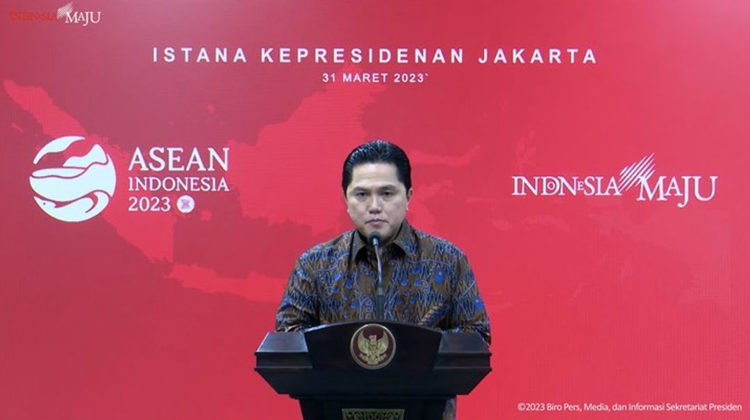 Menteri BUMN Erick Thohir yang gantikan Luhut sementera sebagai Menko Marves ad interim (Istimewa)