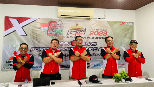 Perdana di Sumatera, Lampung Tuan Rumah X-MOC 6th Anniversary Kopdarmunas 2023
