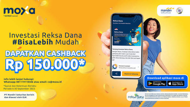 Mandiri Sekuritas Bersama Moxa Luncurkan Fitur Investasi Reksa Dana