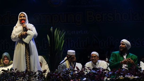 Bandar Lampung Bersalawat, Ribuan Warga Doakan Keselamatan Bangsa