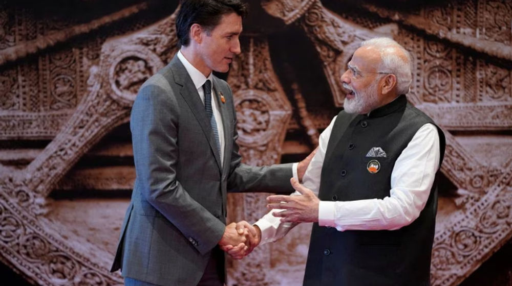 Perdana Menteri India Narendra Modi dan Perdana Menteri Kanada Justin Trudeau