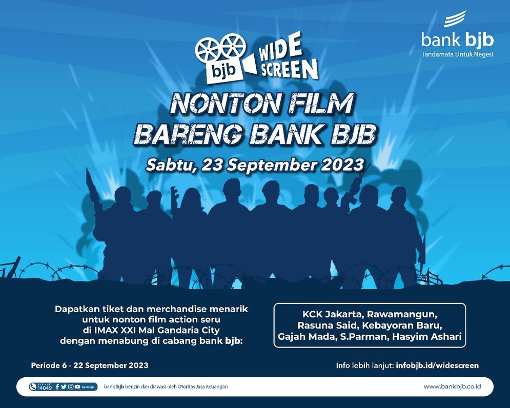 Kabar Gembira, Nabung di bank bjb Berpeluang dapat Tiket Nonton Expendables 4