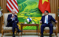 Presiden AS Joe Biden dan Perdana Menteri Vietnam Pham Minh Chinh