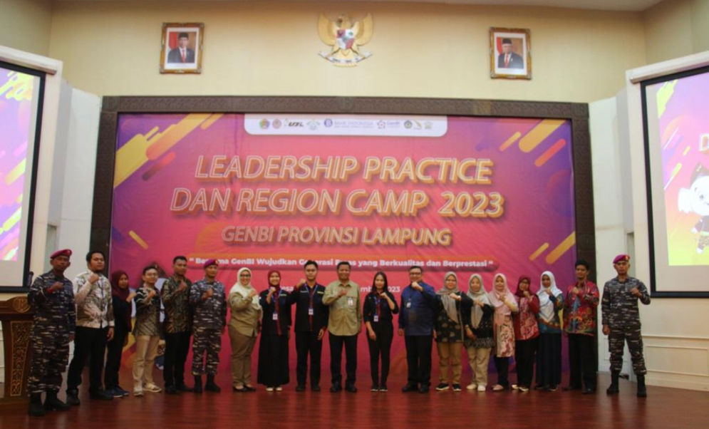 Kantor Perwakilan Bank Indonesia Provinsi Lampung melaksanakan Leadership Practice & Region Camp 2023
