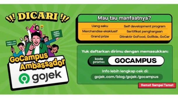 Mahasiswa Merapat! Gojek Lagi Cari GoCampus Ambasador