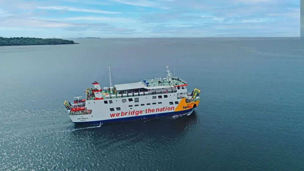 Ilustrasi kapal ASDP Indonesia Ferry