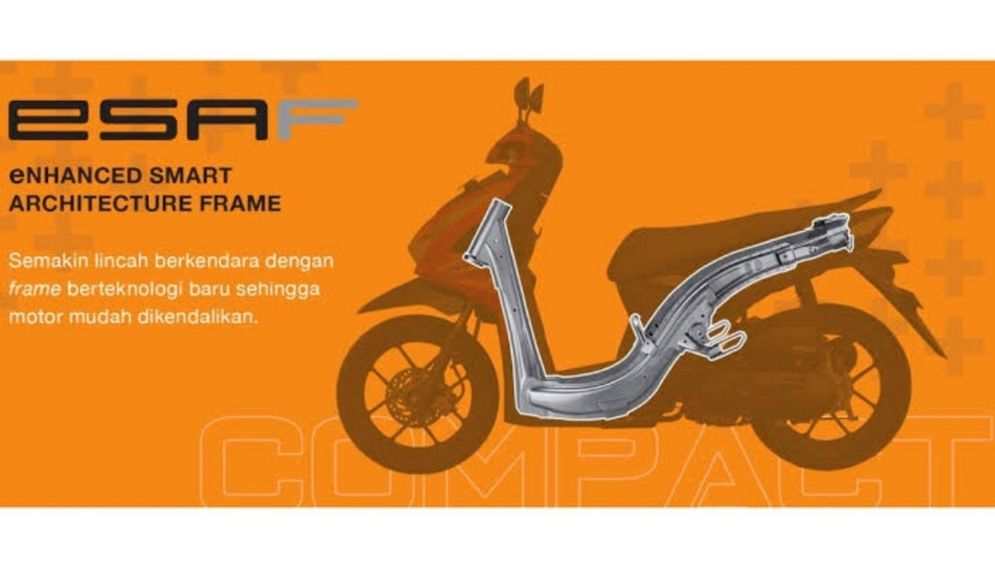 Ilustrasi rangka eSAF Honda