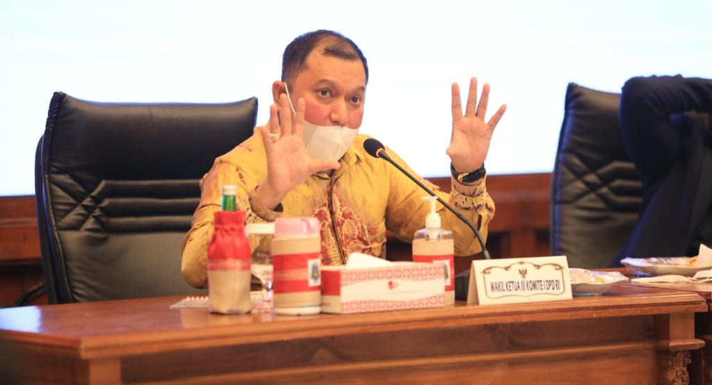 Pimpinan Komite I DPD RI Dr Pangeran Syarif Abdurrahman Bahasyim (foto: Dokumentasi pribadi)