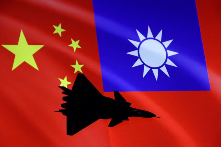 Bendera China dan Taiwan 