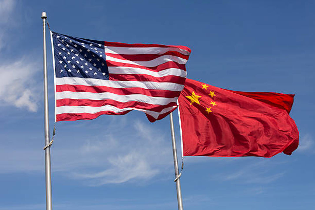 Ilustrasi hubungan Amerika Serikat dan China.