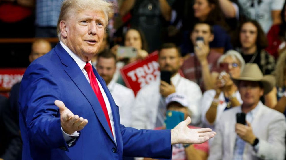 Mantan Presiden AS dan Calon Presiden dari Partai Republik Donald Trump