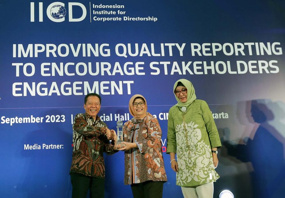 Mantap! bank bjb Raih Top 50 Emiten di 14th IICD Corporate Governance Award 2023