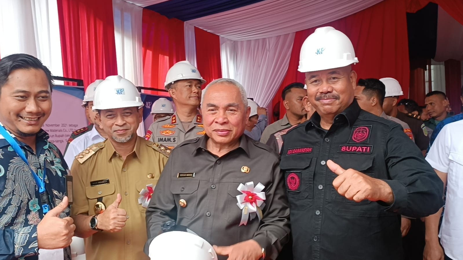 Tahap Pertama Pabrik Smelter Nikel di Sangasanga Diresmikan, Edi Damansyah Optimis 