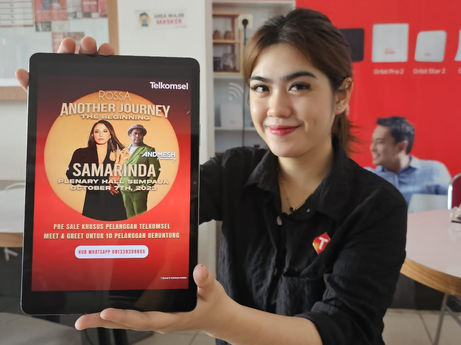 Telkomsel menawarkan harga khusus tiket konser Rossa Another Journey: The Beginning