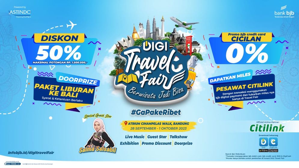 bank bjb Kolaborasi dengan Citilink Gelar DIGI Travel Fair