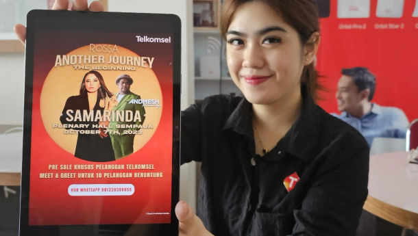 Telkomsel Hadrikan Harga Khusus Tiket Konser Rossa Another Journey: The Beginning