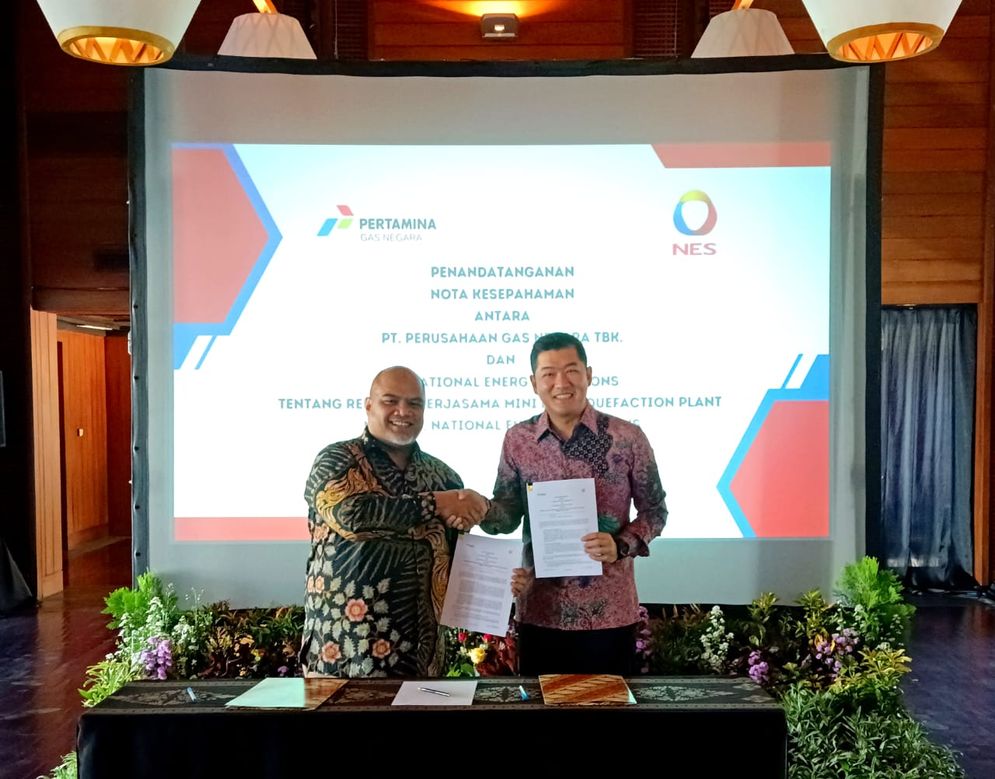 PGN Subholding Gas Pertamina dan National Energy Solutions Kerja Sama Kembangkan Infrastruktur dan Komersialisasi Mini LNG di Berau dan Sumenep