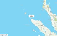 Pusat gempa berada di laut 83 km Barat Daya Kota Sabang