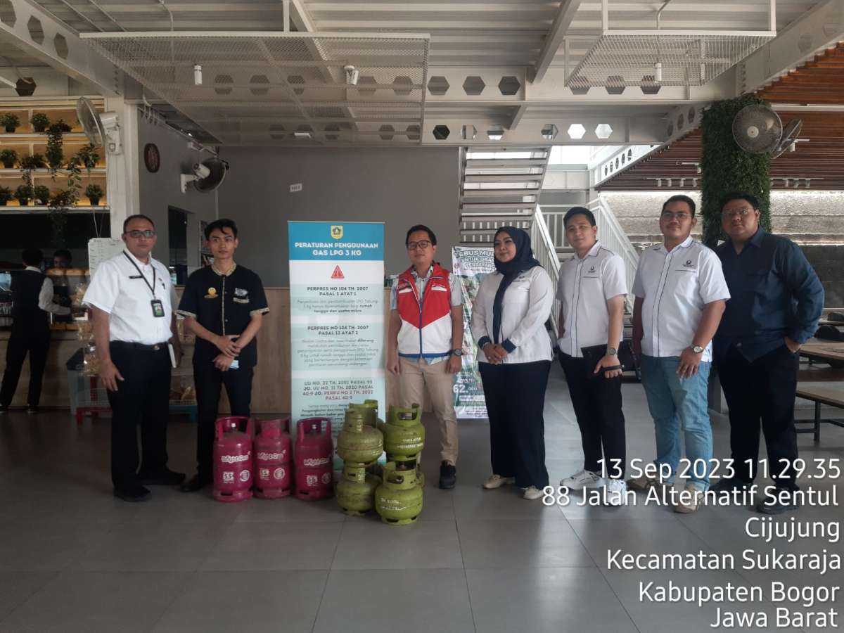 Pemdakab Bogor Sidak Rumah Makan dan Resto yang Masih Gunakan Gas LPG Bersubsidi