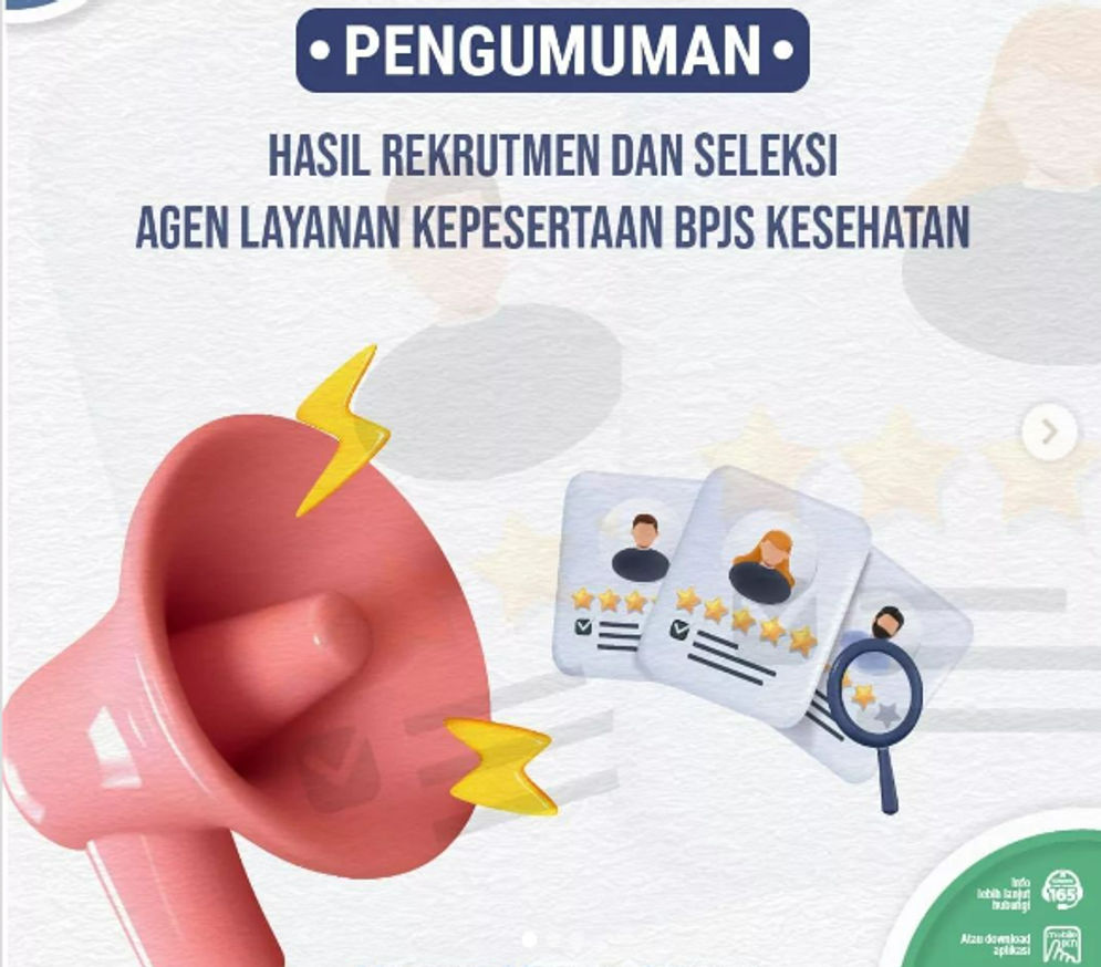 BPJS Kesehatan Umumkan Hasil Rekrutmen dan Seleksi Agen Layanan, Cek Email ya