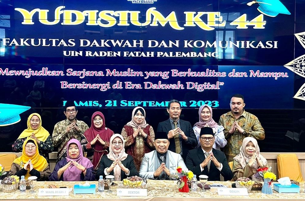 Yudisium ke-44 Fakultas Dakwah dan Komunikasi UIN Raden Fatah, Rektor:Dakwah Bukan Memecah Belah Umat Beragama