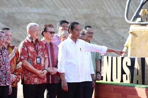 Groundbreaking Perdana Oleh Pelaku Usaha di Ibu Kota Nusantara