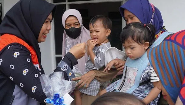 Program PMT Pertamina Upaya Turunkan Angka Stunting