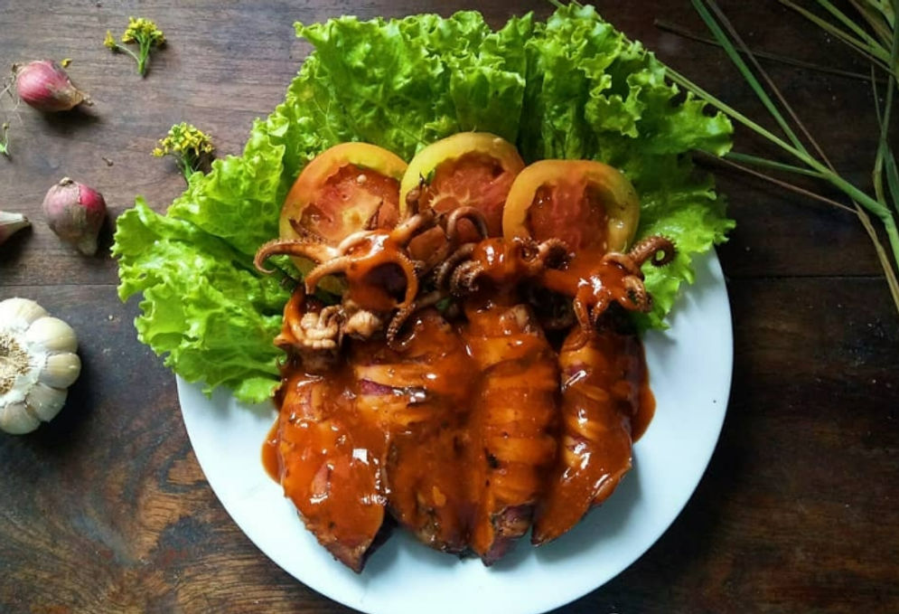 Resep Praktis, Bikin Cumi Bakar Saus Padang