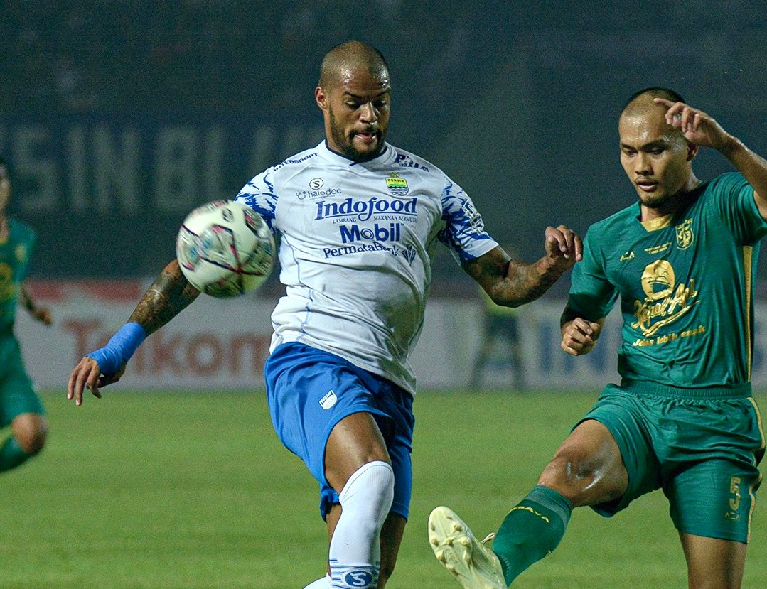 Penyerang Persib David Da Silva bisa datang lagi ke Stadion GBT SUrabaya