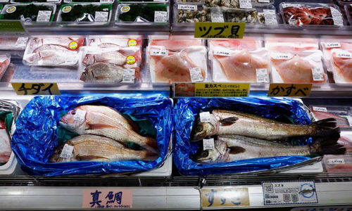 Pasar Ikan Hamanoeki dan Food Court di Soma